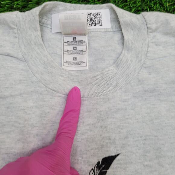 Vintage 1993 Dances-With-Wolves Shirt Large 21x26 Crop USA - Picture 4 of 14